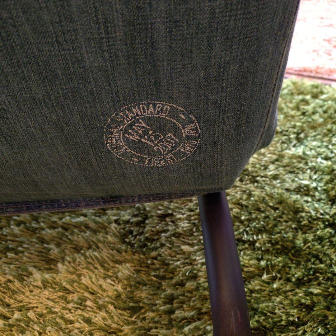 ロデチェア　ダメージデニムカバー １人掛けチェア　リクライニング