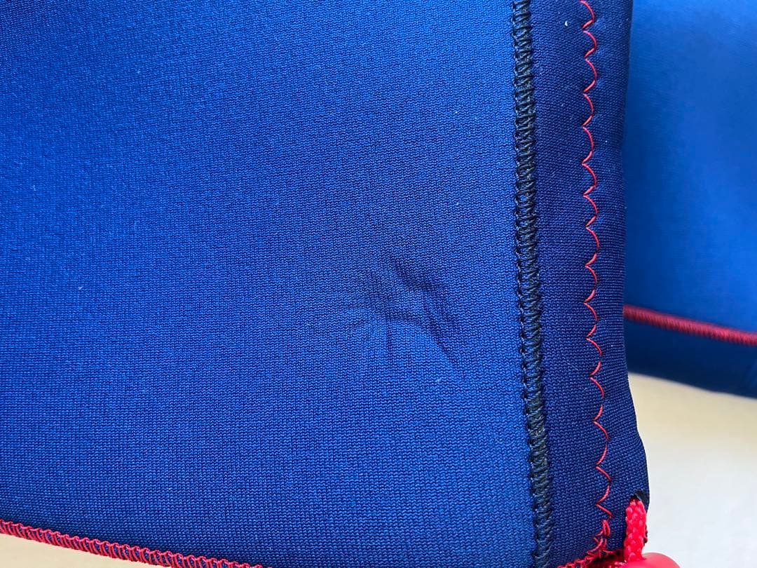 クロッツCloz やわらか湯たんぽ　ロングブーツ 赤青2足セット　新品未使用含