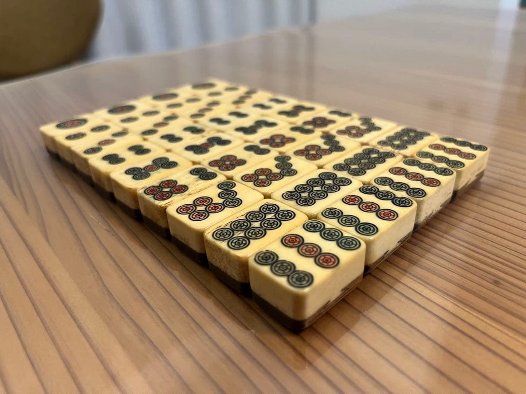 象牙調】麻雀牌セット 昭和レトロ 希少 骨董【骨】 - メルカリ