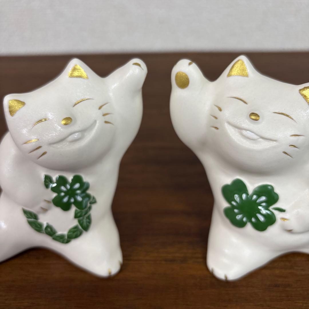 工房 輪葉葉 招き猫　踊る招き猫バージョン