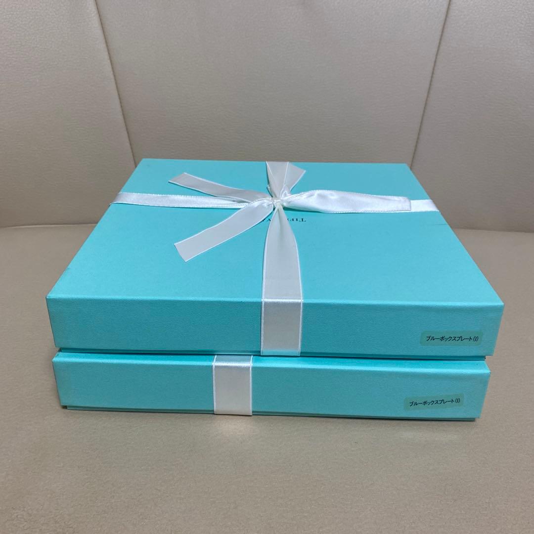【未開封】ティファニー(TIFFANY&Co.) ブルーボックスプレート　２枚