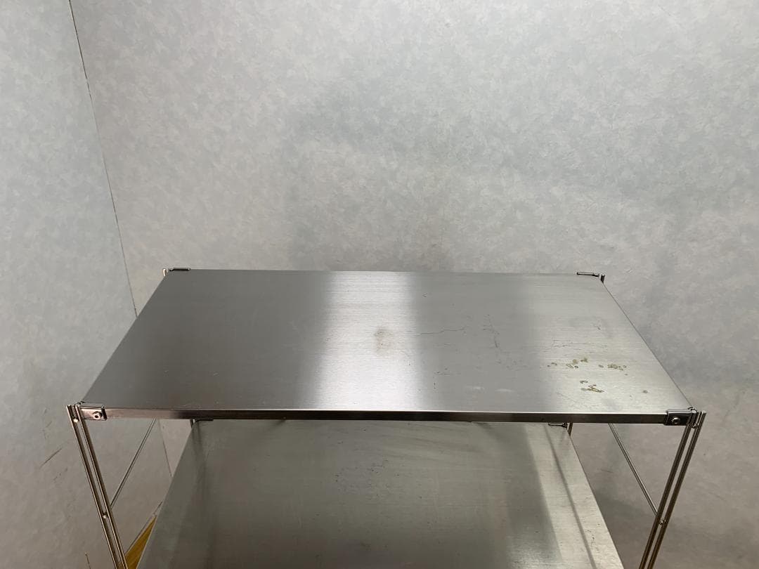 Y☆818 無印良品 ステンレスユニットシェルフ ステンレス棚セット ワイド 中