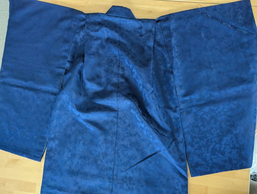 七五三 男の子 5歳 KYOETSU 着物 紺色 鷹太鼓の羽織と帯セット