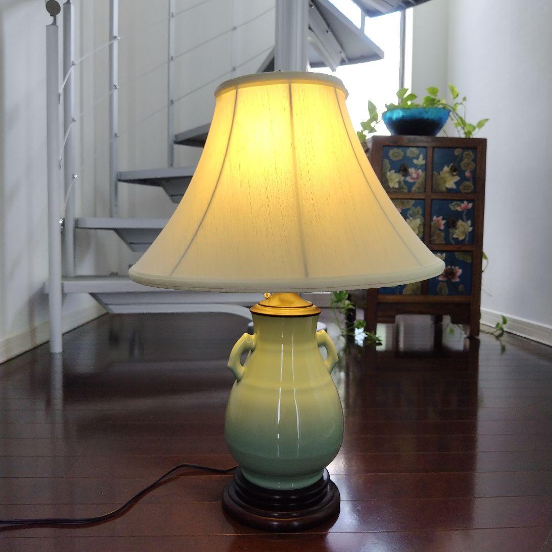 美品です！アンティーク 骨董WILDWOOD ミルクグリーン ルームランプ大型