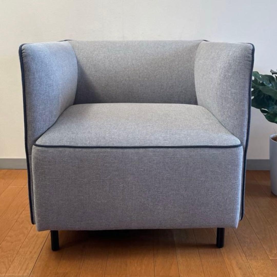 PLUS プラス　S1 アームチェア　① 19万　シングルソファ　モダン　美品