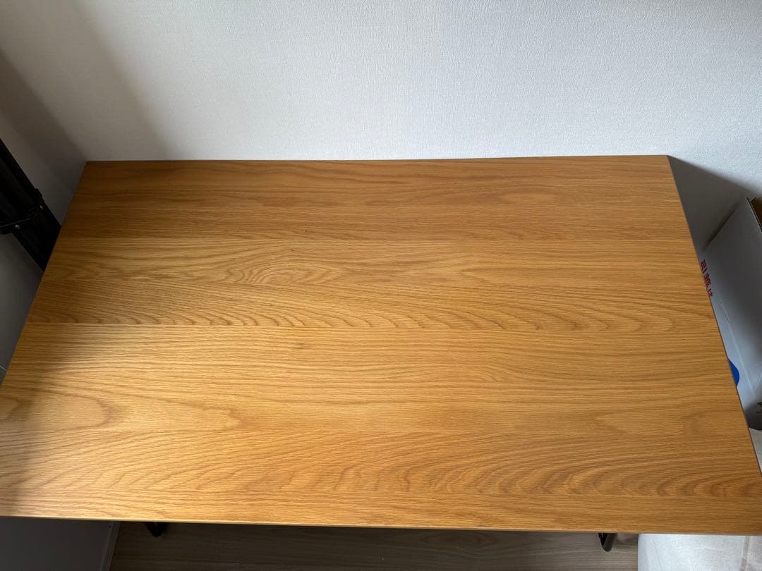 無印良品/木製折りたたみテーブル/オーク材/120cm幅