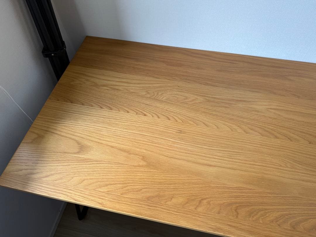 無印良品/木製折りたたみテーブル/オーク材/120cm幅