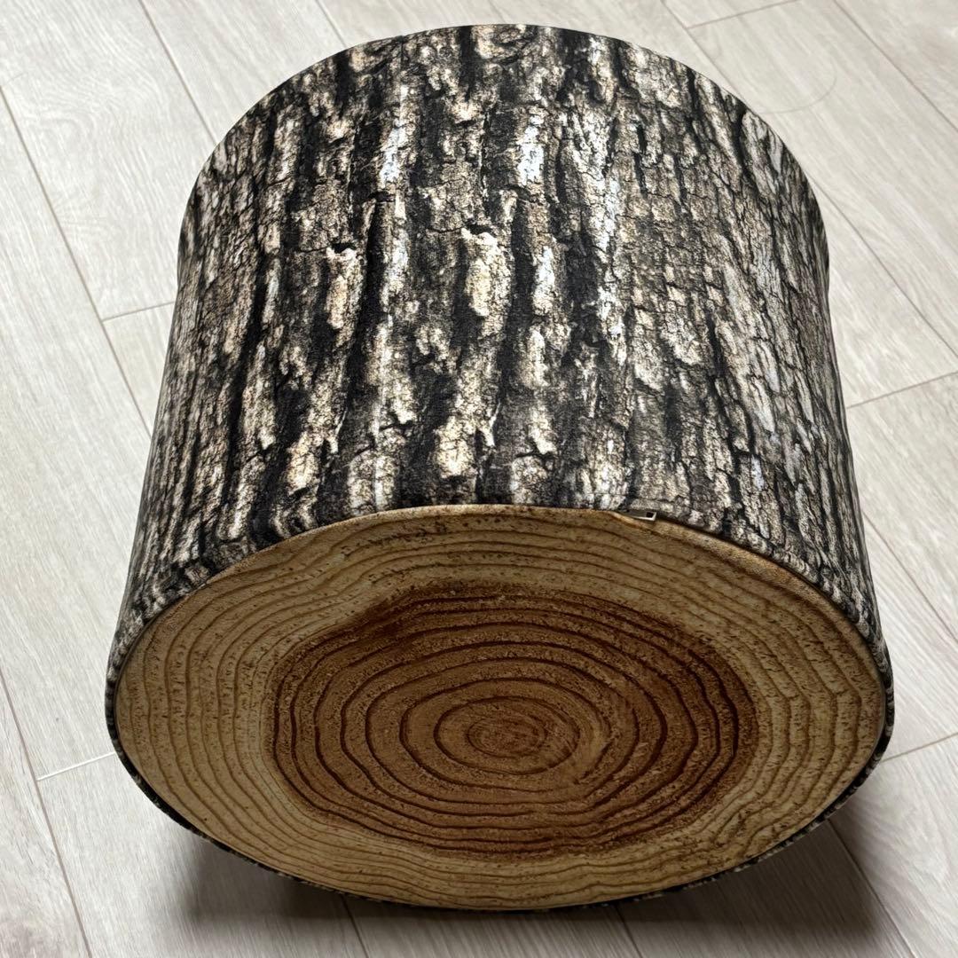 【廃盤・レア】ニトリ 切り株スツール　ハイスツール