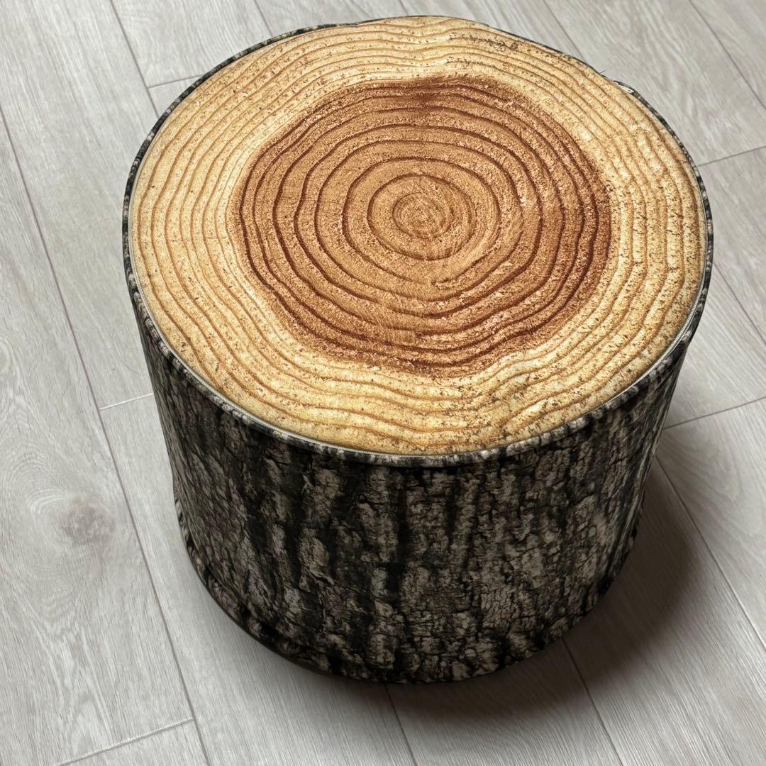 【廃盤・レア】ニトリ 切り株スツール　ハイスツール