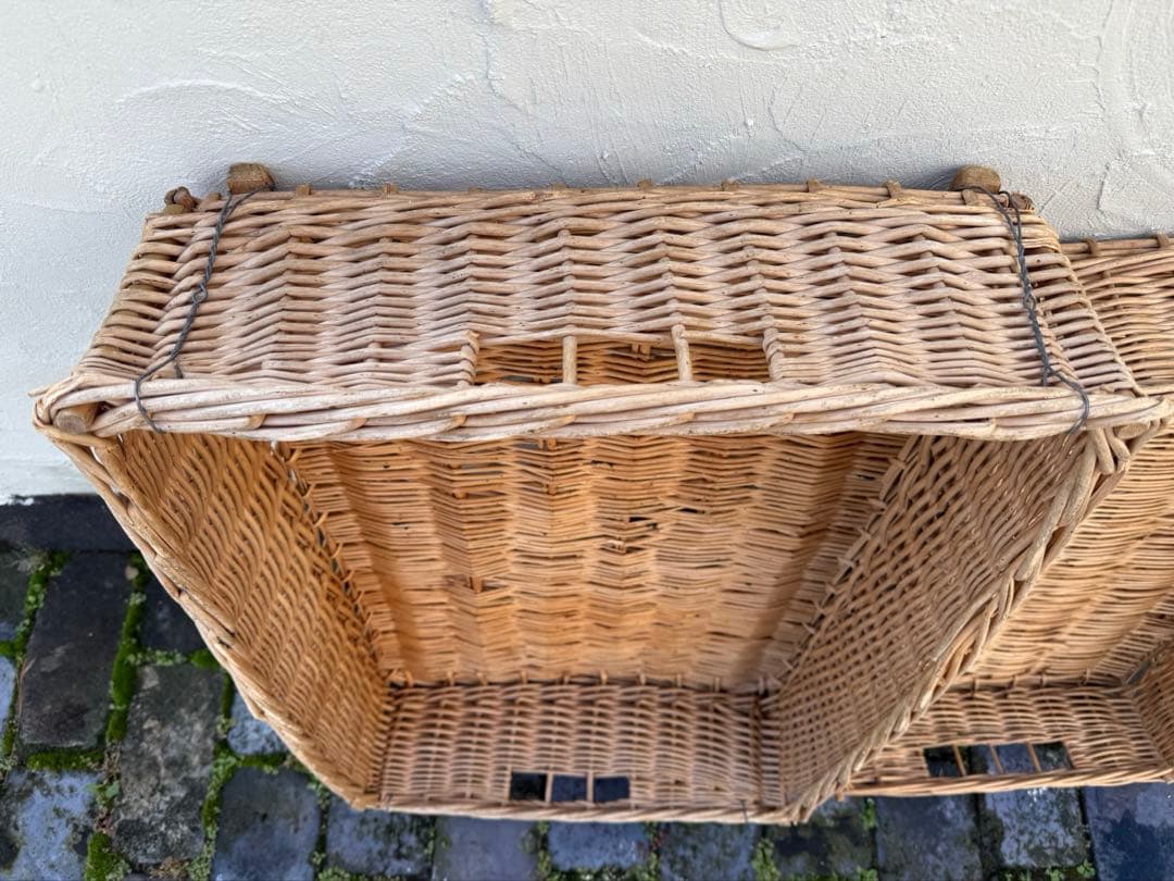 ⭐︎値下げ⭐︎フランスアンティーク　大きなバスケット2個セット