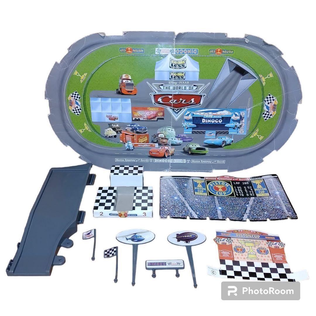 動作◎/付属品完備】トミカ カーズ ぐるぐるサーキット めざせ