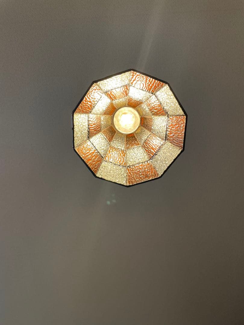 ステンドグラス風ペンダントライト　4個セット