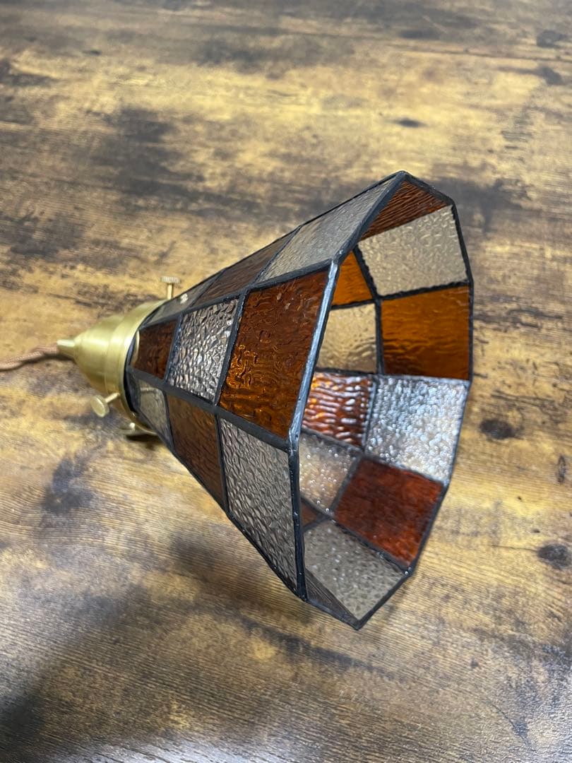 ステンドグラス風ペンダントライト　4個セット