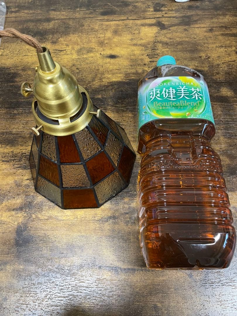 ステンドグラス風ペンダントライト　4個セット