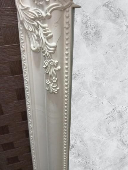 アンティーク ウォールミラー 壁掛け 鏡 シャビー 高級感 姿見 52×72