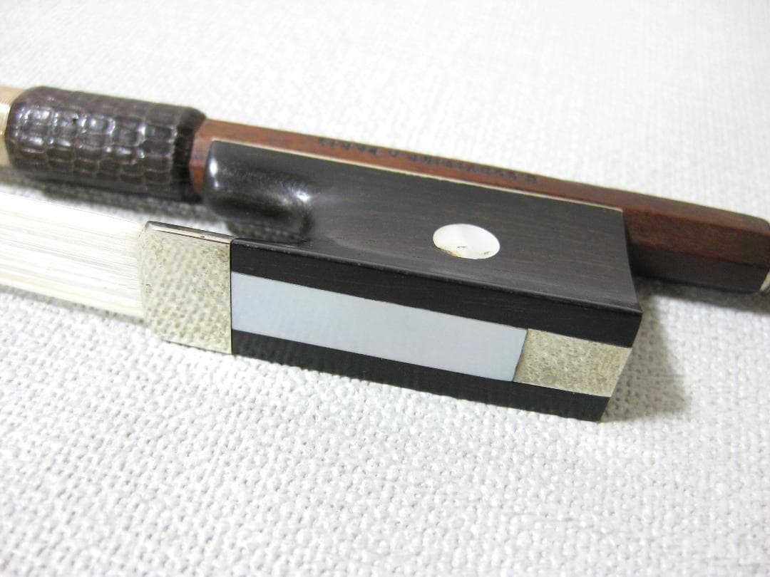 鑑定書付き】 フランス Pierre Maline c.1920 バイオリン弓 - メルカリ