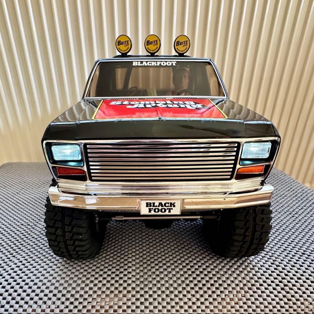 w*z様 タミヤ 1/10 CC-02シャーシ＆ブラックフット ボディ - メルカリ