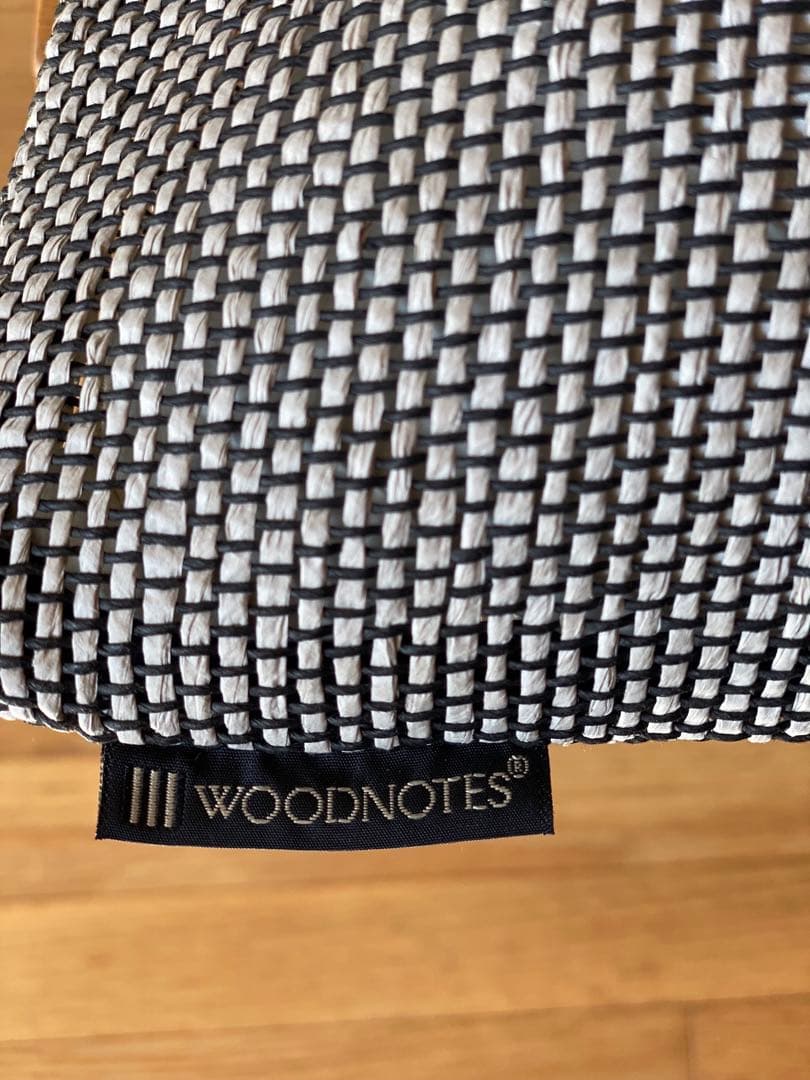 北欧クッションカバー Woodnotesウッドノーツ/ white/black