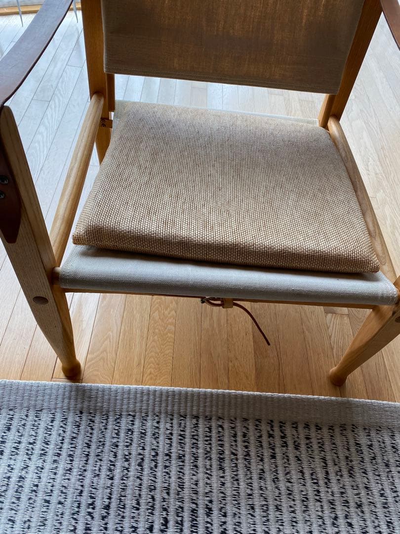 北欧クッションカバー Woodnotesウッドノーツ/ white/black