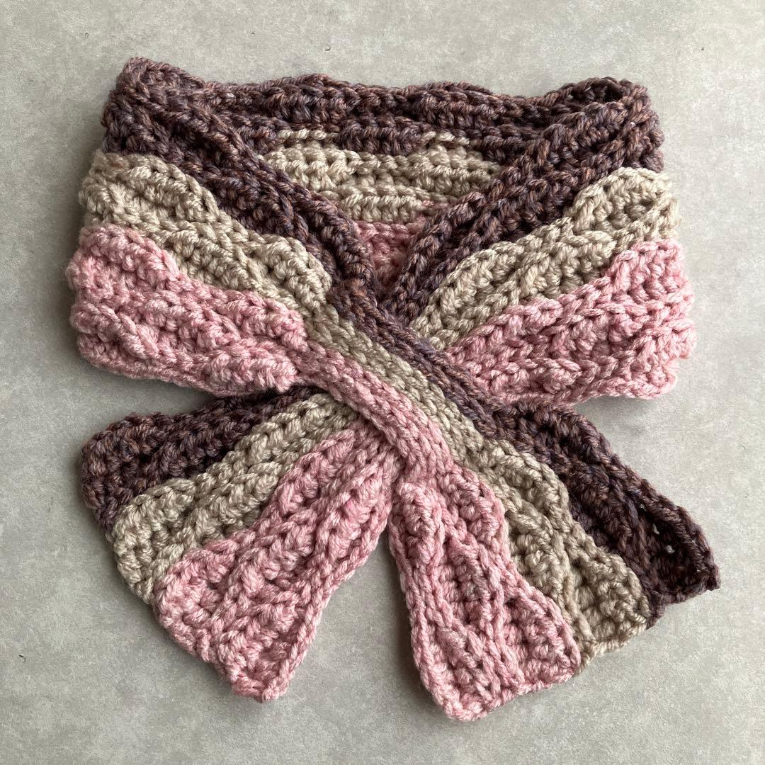 【ぐんちゃん様】　ミニマフラー　ハンドメイド