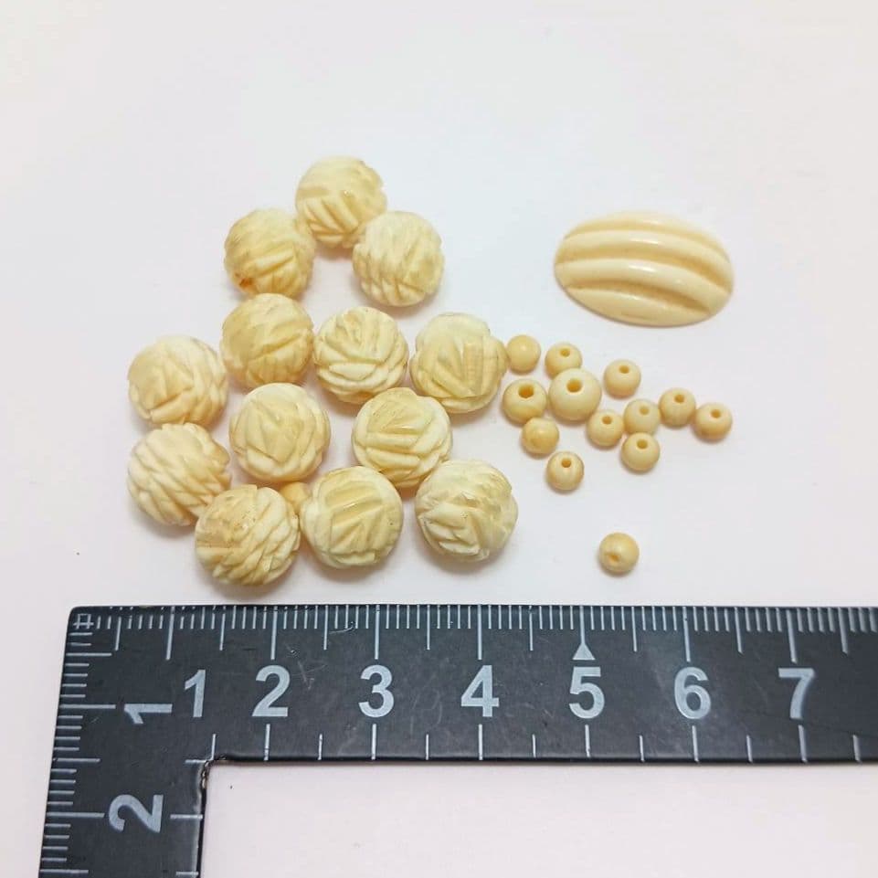 Y3304-1 高級彫刻 アクセサリー その他 セット 約90点 462.3g