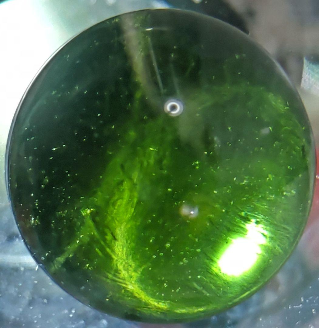 【鑑別書付】天然モルダバイト スフィア【21.66mm】