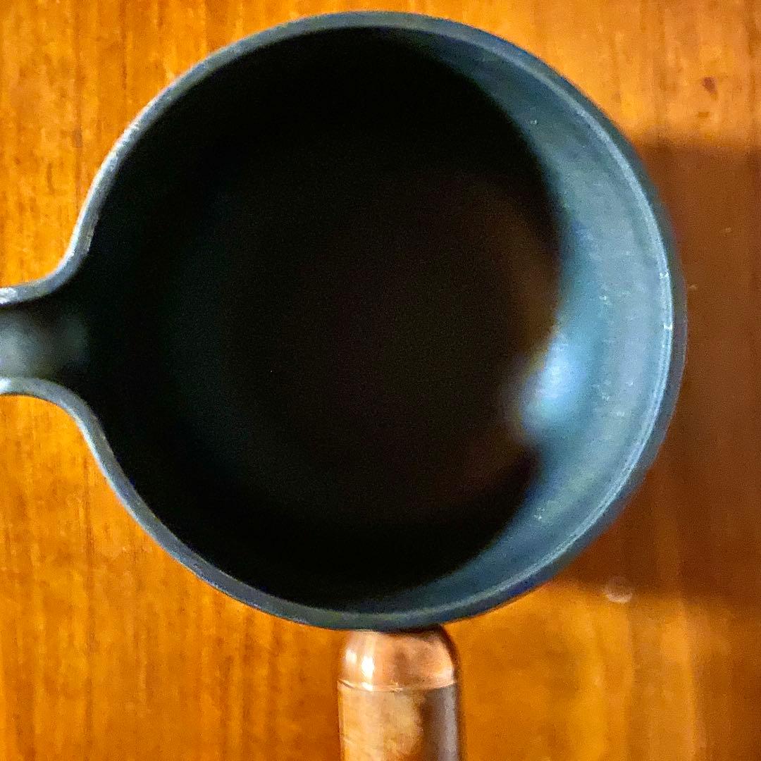 ル クルーゼ　エンゾ　マリ　ソースパン　ミルク　パン　14 ㌢　マット　ブラック