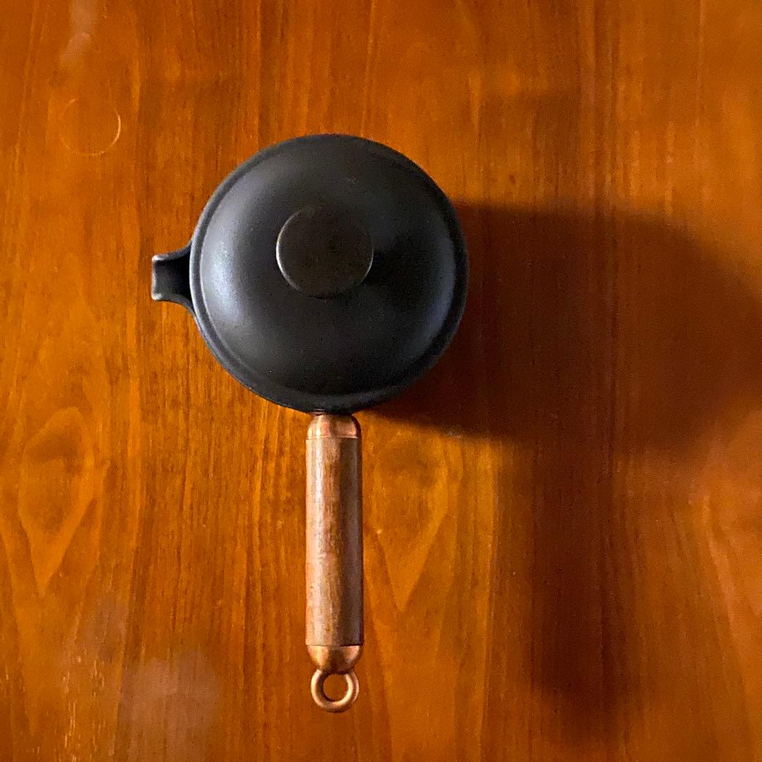 ル クルーゼ　エンゾ　マリ　ソースパン　ミルク　パン　14 ㌢　マット　ブラック