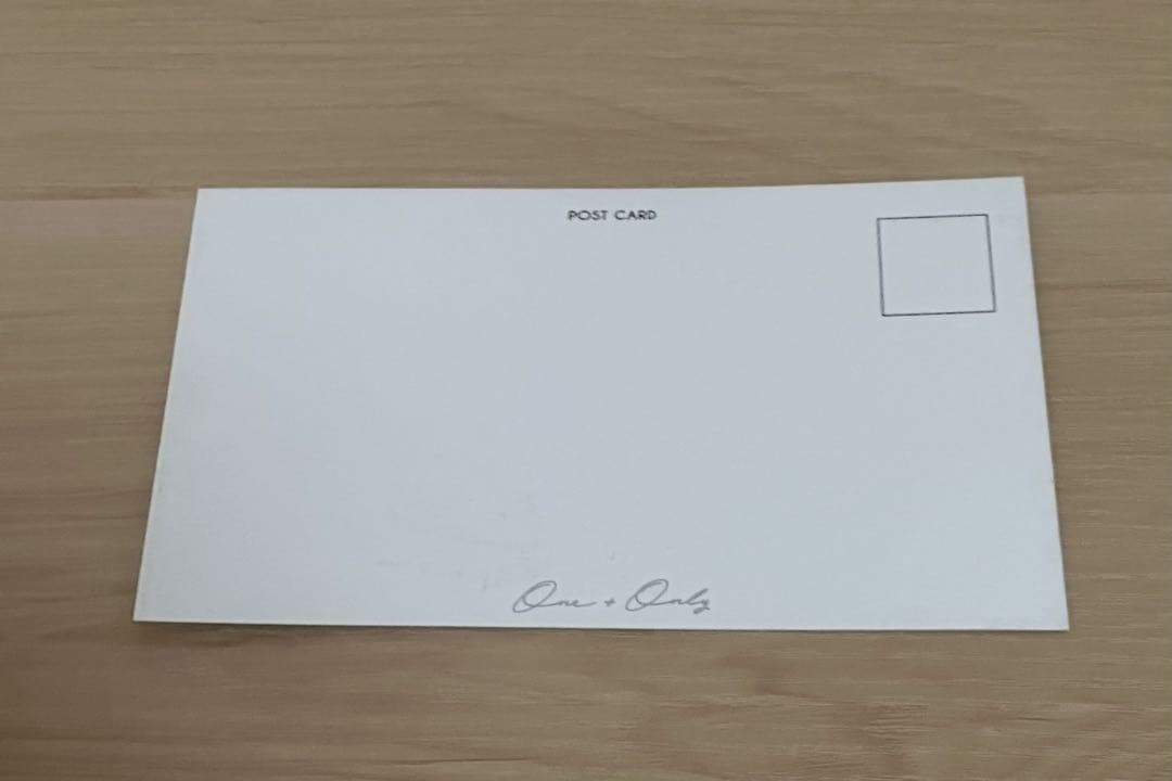 EXILE ATSUSHI 直筆サイン ポストカード ONE&ONLY 非売品 - メルカリ