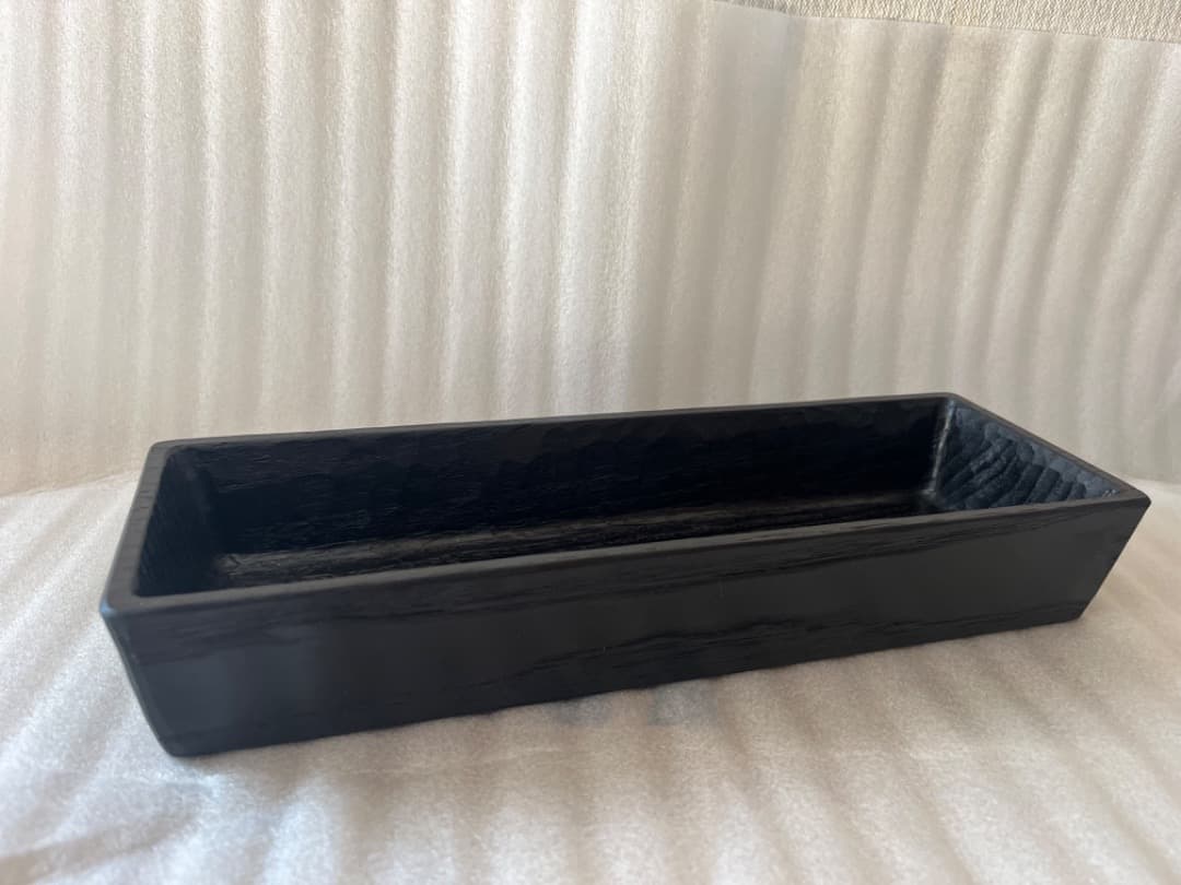 三谷龍二　漆　バット　黒　希少