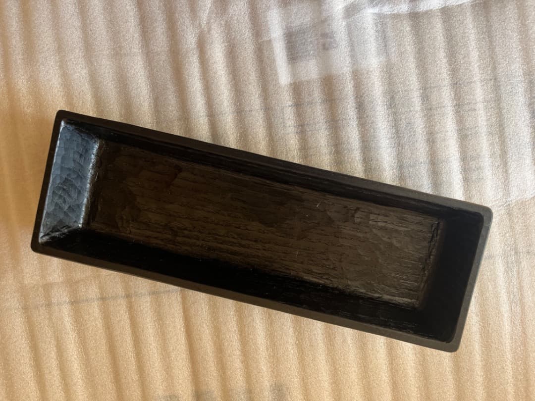 三谷龍二　漆　バット　黒　希少