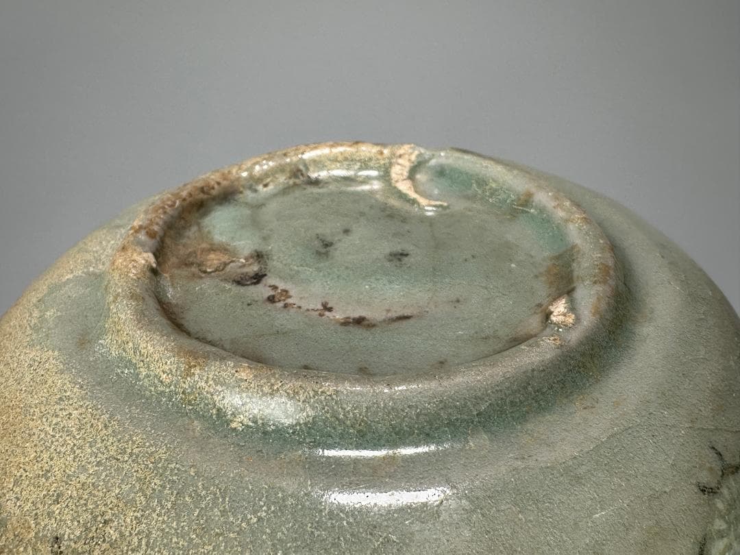 韓国 高麗 青磁 象嵌花卉文碗 鉢 朝鮮半島美術