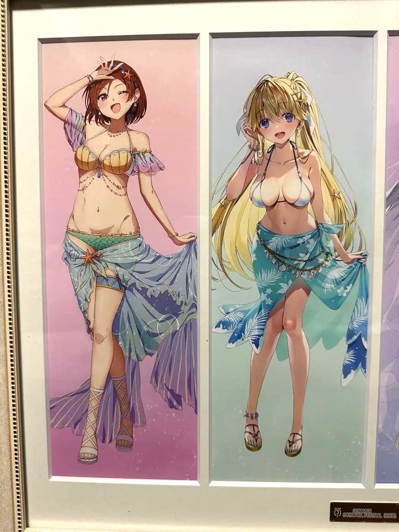 MF文庫J夏の学園祭2024 A3 キャラファイングラフ マーメイド