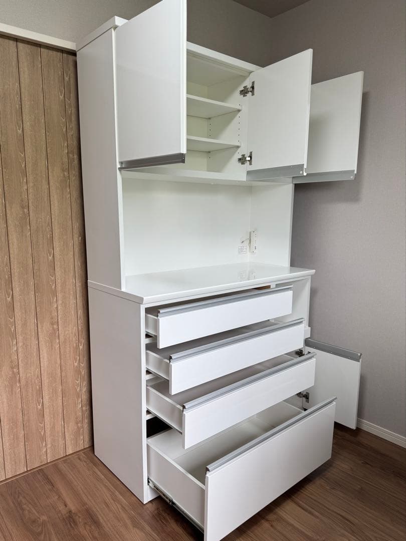 【ニトリ】【食器棚】キッチンボード レジューム 120