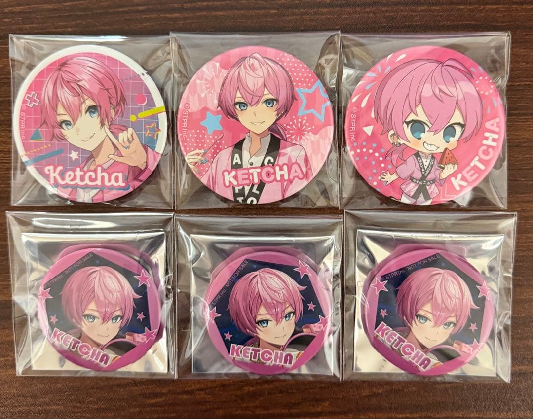 AMPTAKxCOLORSけちゃ缶バッチまとめ売り - メルカリ