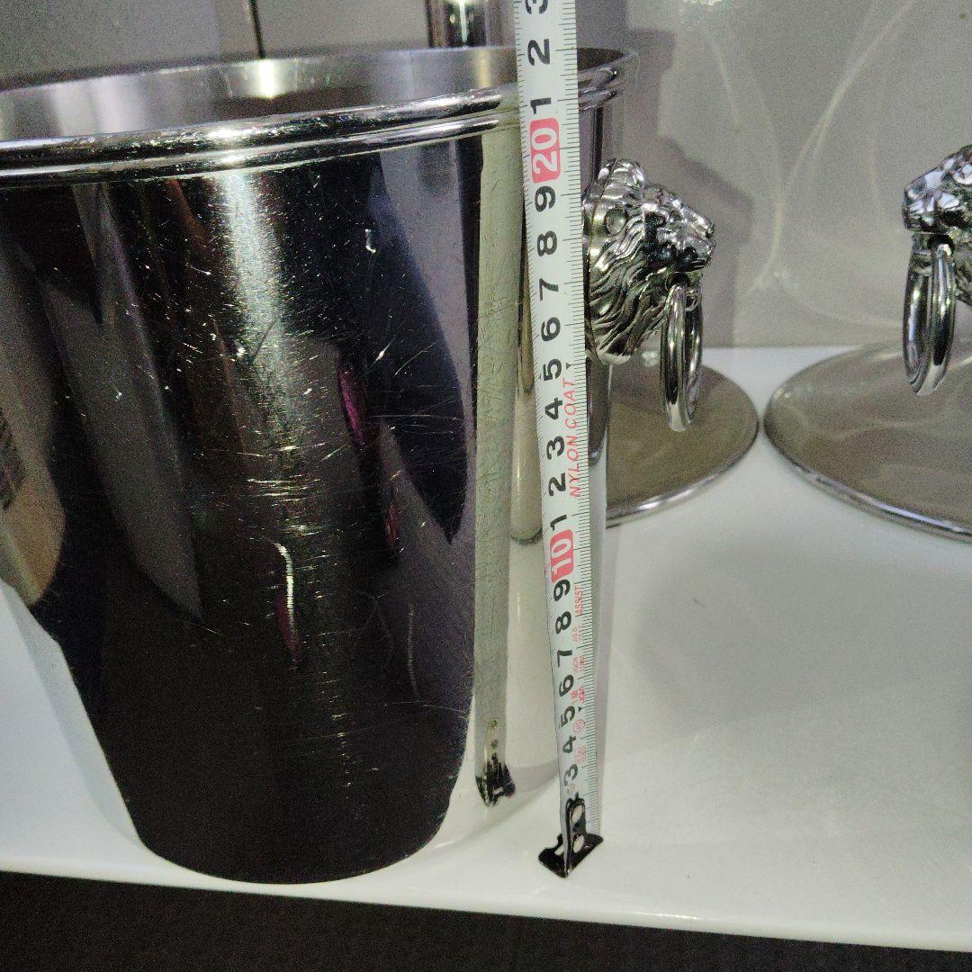 値下げ　ステンレス製シングルボトルワインバケットスタンド