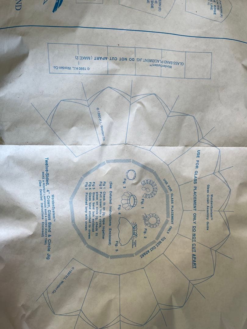 Stylized Rose ステンドグラスモールド　発泡スチロール