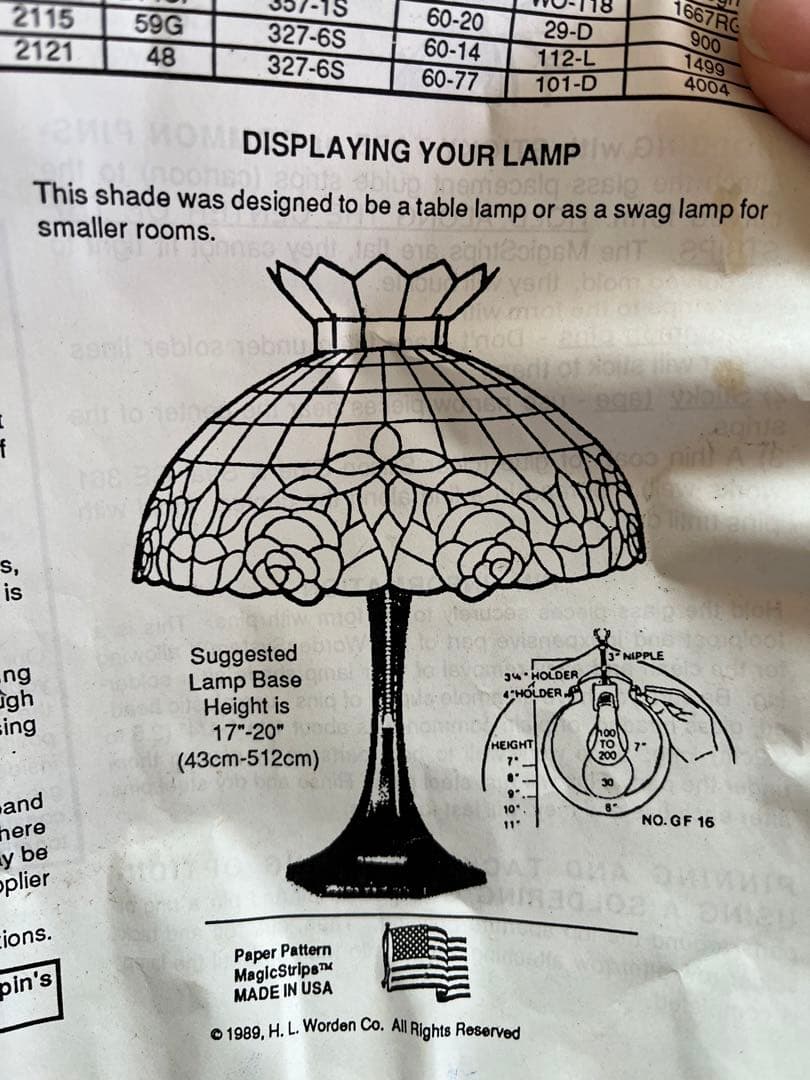 Stylized Rose ステンドグラスモールド　発泡スチロール