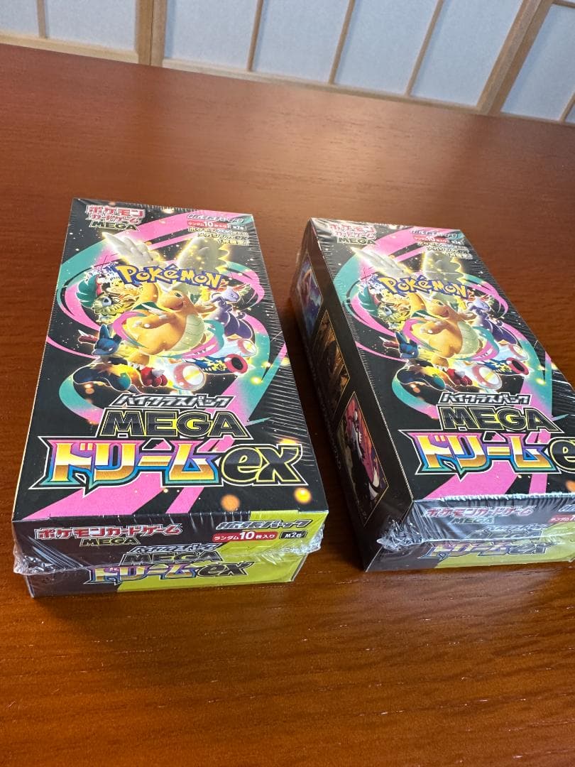 ポケモンカードゲーム MEGA ドリームex 2ボックス シュリンク付き