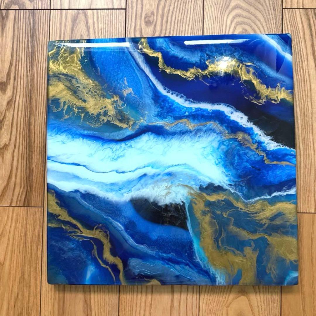 レジンアート　絵画　インテリア　壁掛　海外　ラグジュアリー　おしゃれ