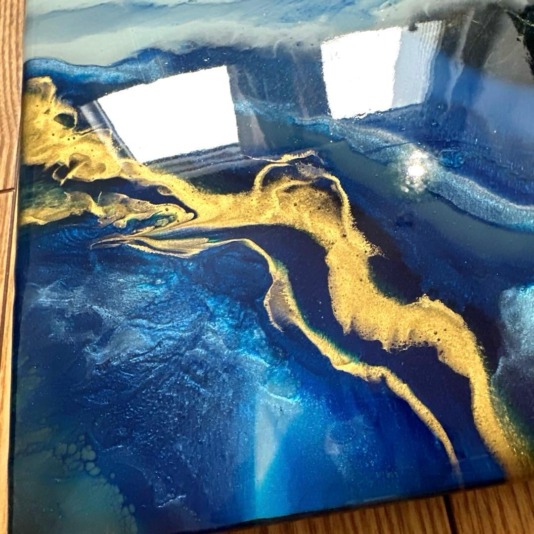 レジンアート　絵画　インテリア　壁掛　海外　ラグジュアリー　おしゃれ