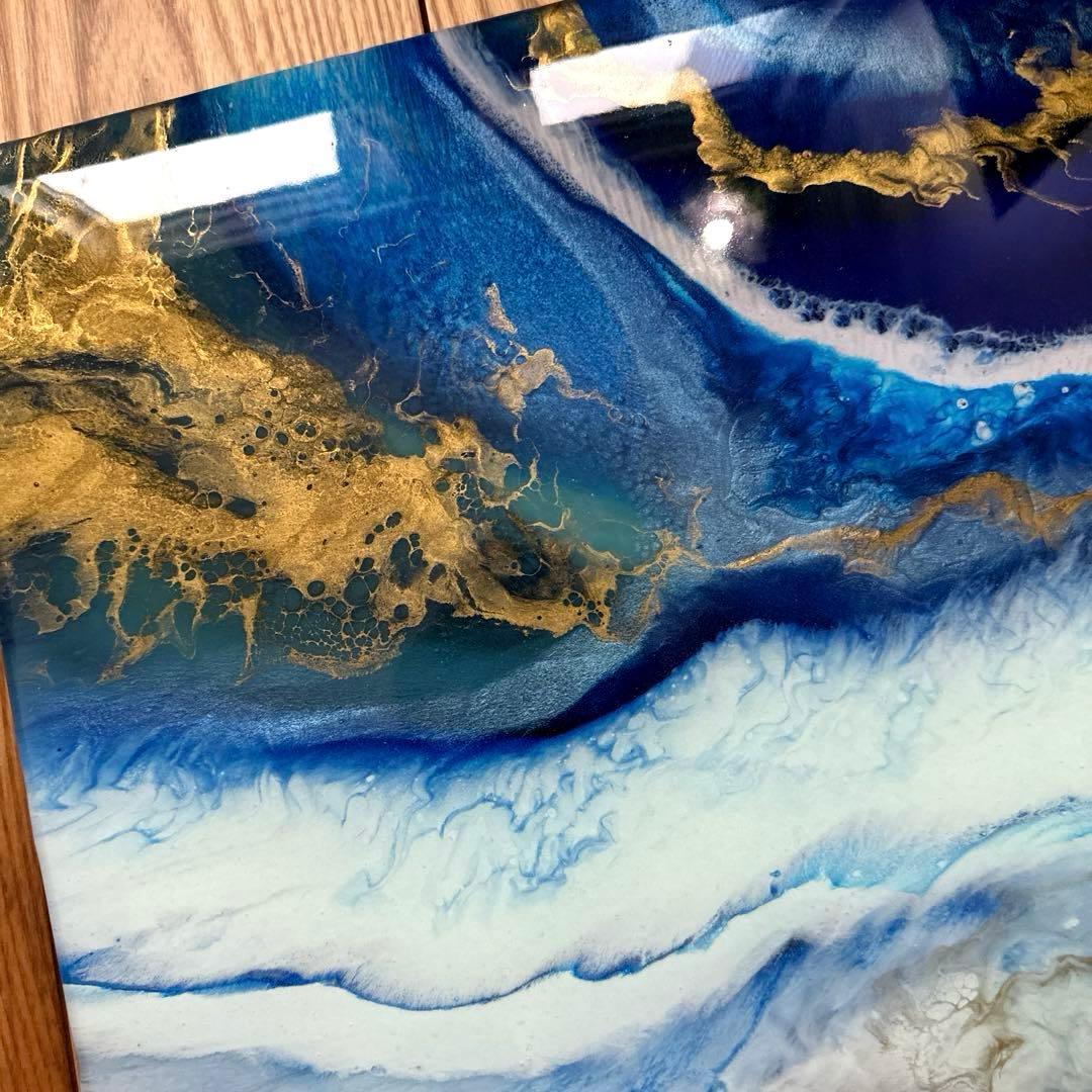 レジンアート　絵画　インテリア　壁掛　海外　ラグジュアリー　おしゃれ