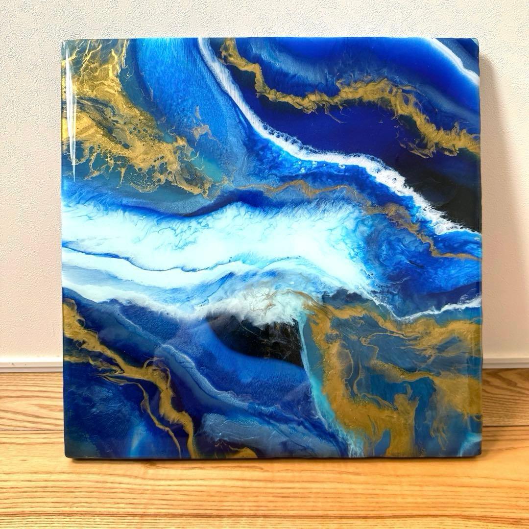 レジンアート　絵画　インテリア　壁掛　海外　ラグジュアリー　おしゃれ