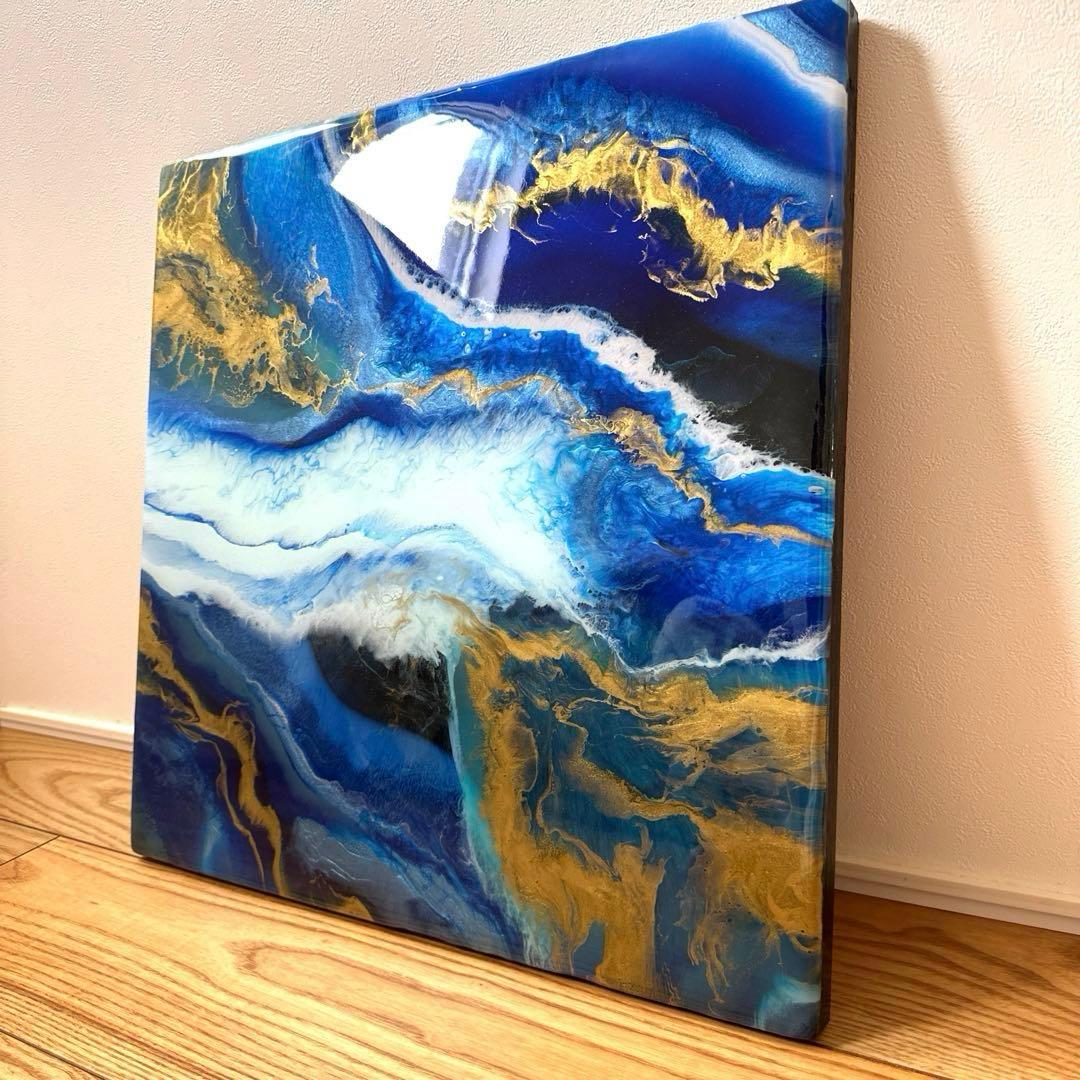 レジンアート　絵画　インテリア　壁掛　海外　ラグジュアリー　おしゃれ