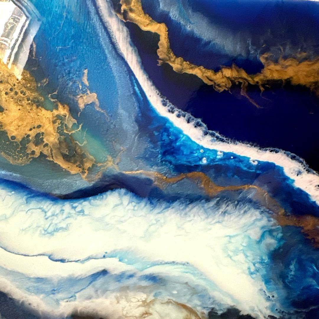 レジンアート　絵画　インテリア　壁掛　海外　ラグジュアリー　おしゃれ