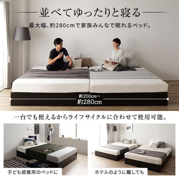 ベッド ホワイト シングル ベッドフレームのみds-2333065