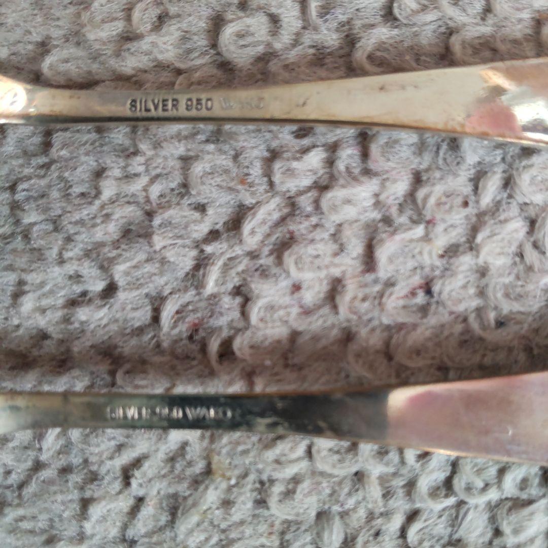 銀製スプーン2本セット