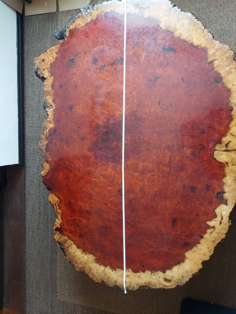 【希少】花梨 瘤 一枚板 座卓 高級テーブル 大型