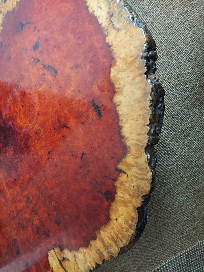 【希少】花梨 瘤 一枚板 座卓 高級テーブル 大型