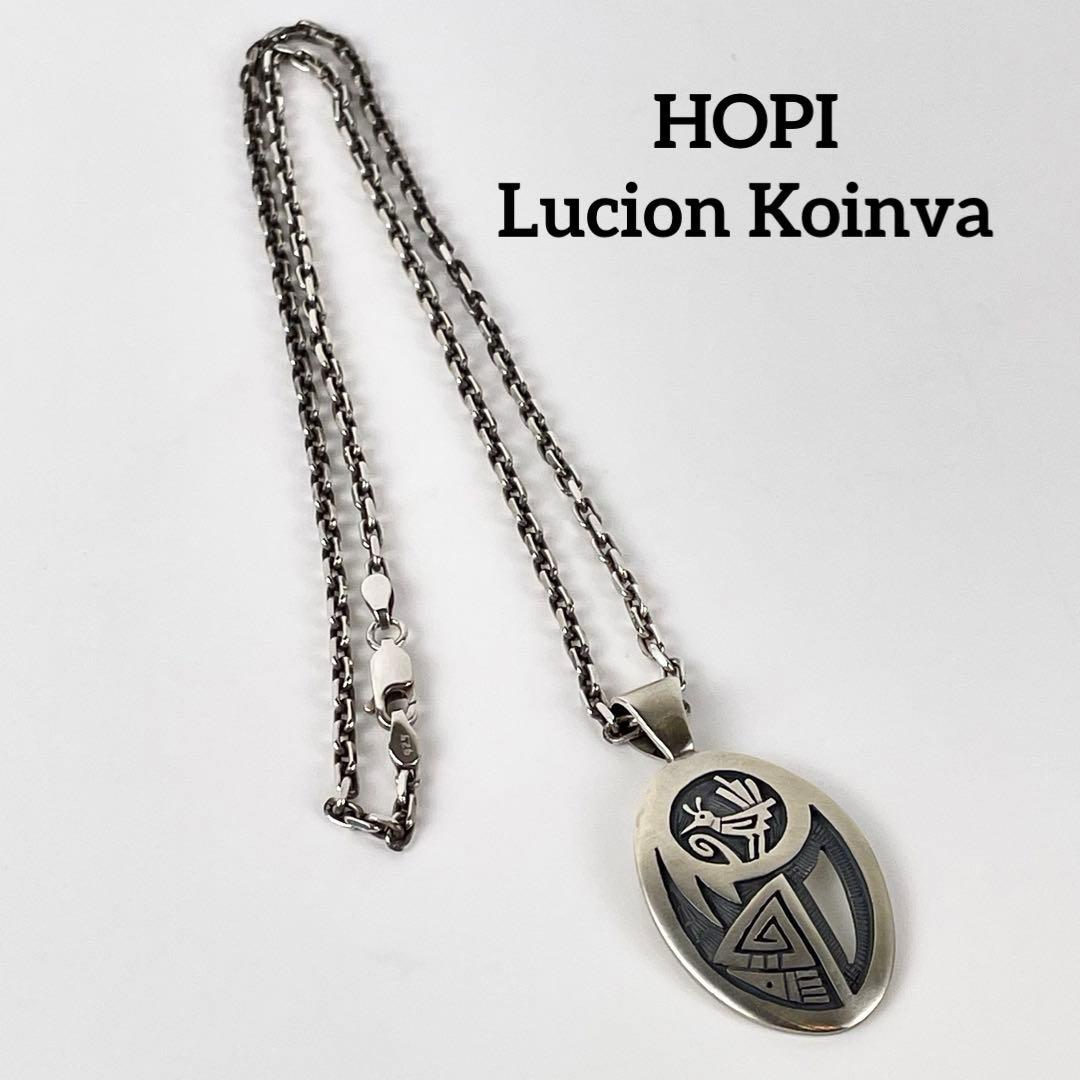 HOPI ホピ族 ルーションコインバ オーバーレイ ネックレス ペンダント